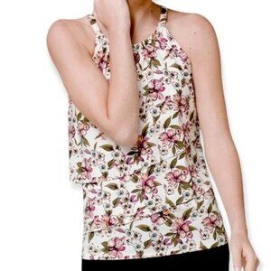 WHBM Tiered Sleeveless Top, Size S, Like New